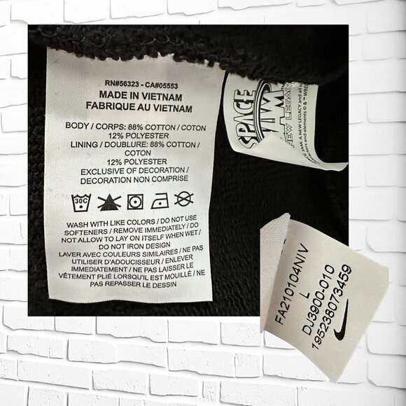 Men's Nike Lebron Space Jam Tune Squad Hoodie - Jordan Bugs Daffy NWOT Large - Picture 8 of 10